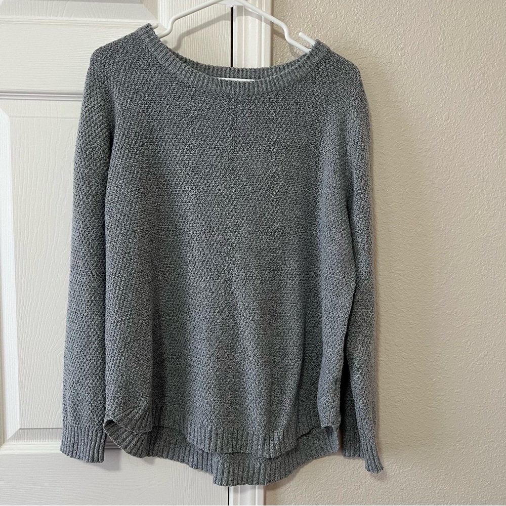 Pink Clover Gray Knit Boat Neck Sweater XXL